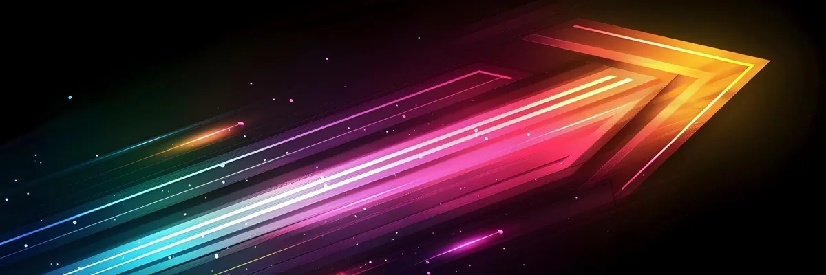 Futuristischer Hintergrund mit Pfeilen – Darstellung von Fortschritt